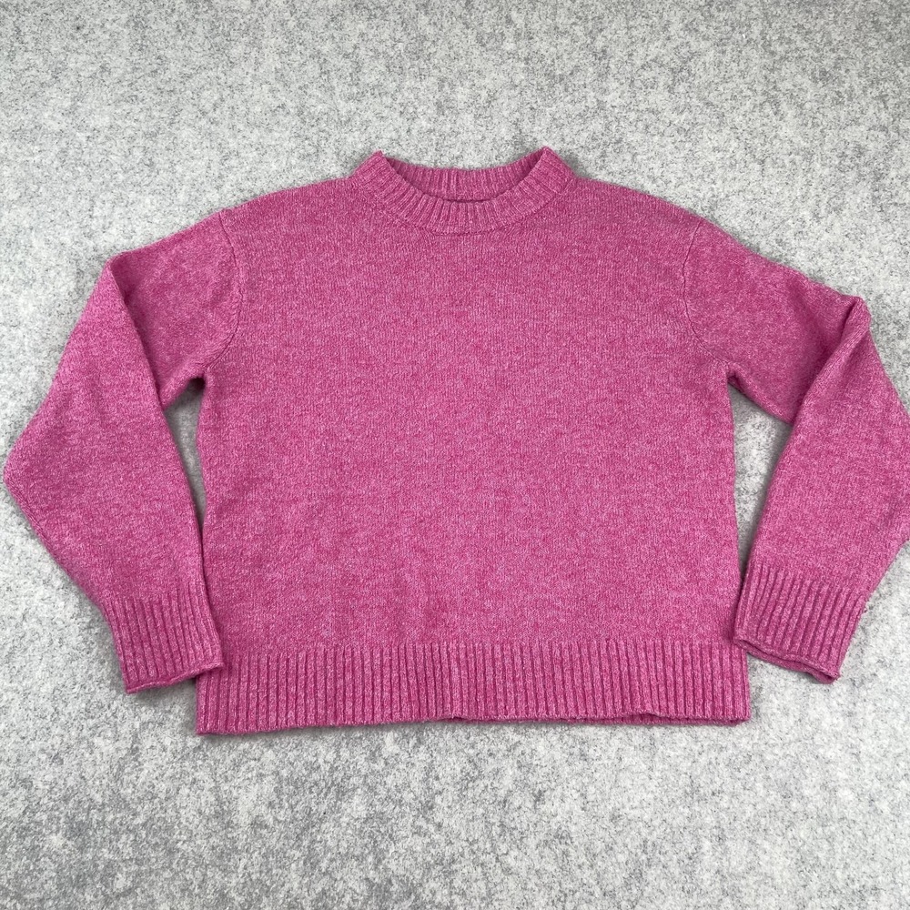 American Eagle Outfitters Sweater Womens XS Pink Crewneck Long Sleeve Pullover